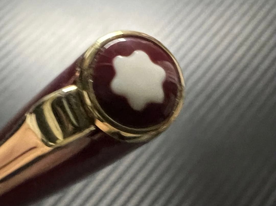 美品 モンブラン クラシック 万年筆 ボルドー EF 極細字