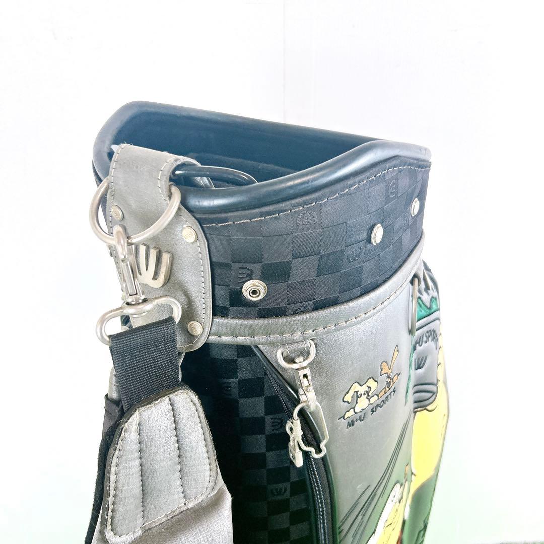 希少 エムユースポーツ☆ポパイ キャディバッグ ゴルフバック カートタイプ