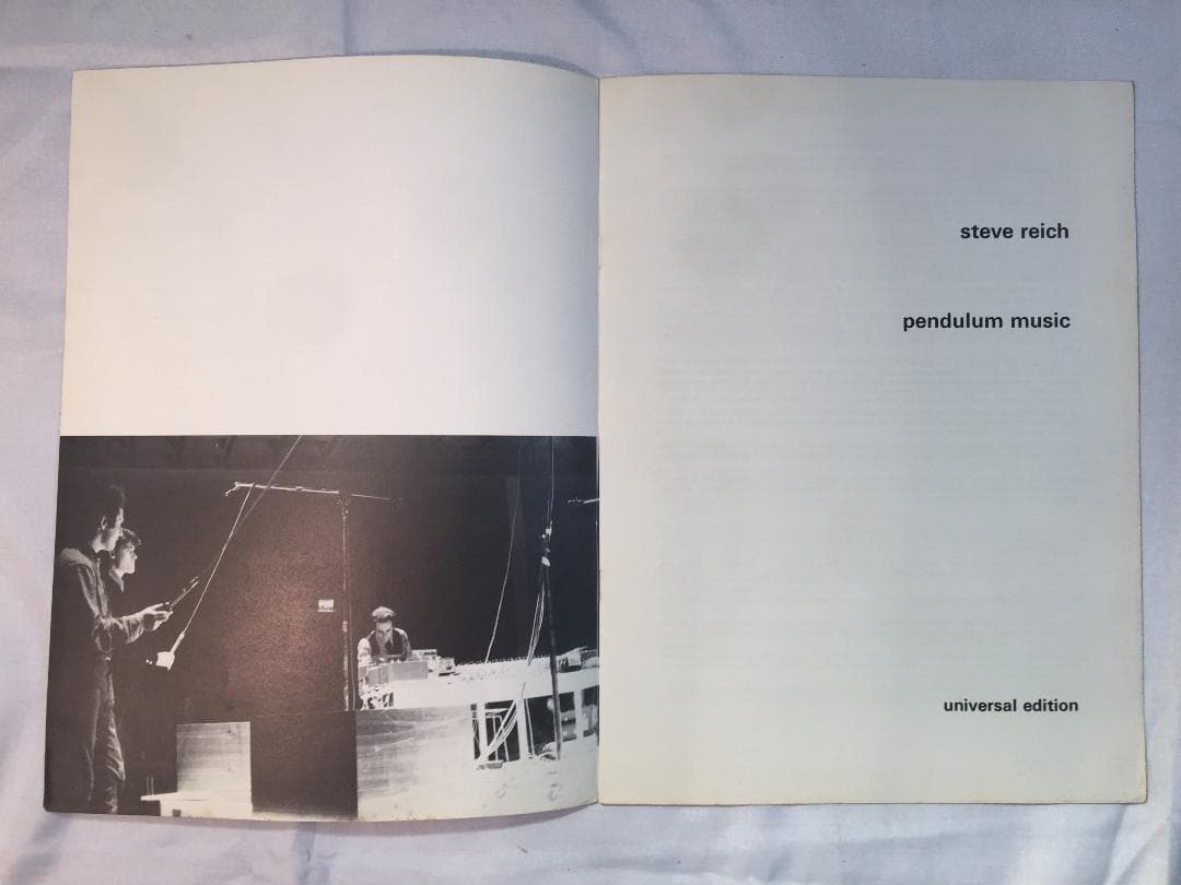 Steve Reich のSong Collection 5 Score
