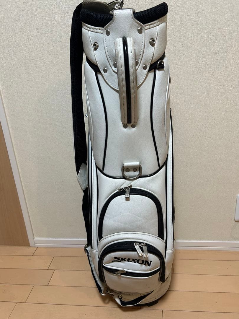 Srixon キャディバッグ ホワイト/レッド