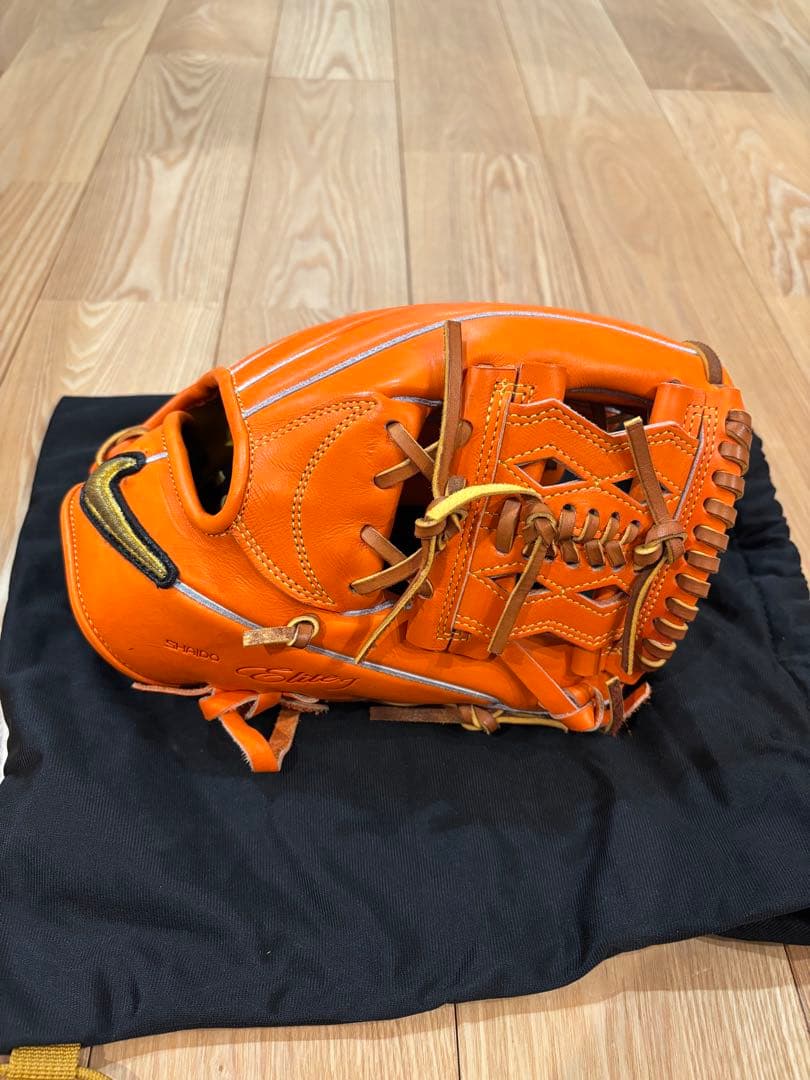 ナイキ 謝道 Nike SHADO 硬式グローブ オレンジ エリートJ 内野手