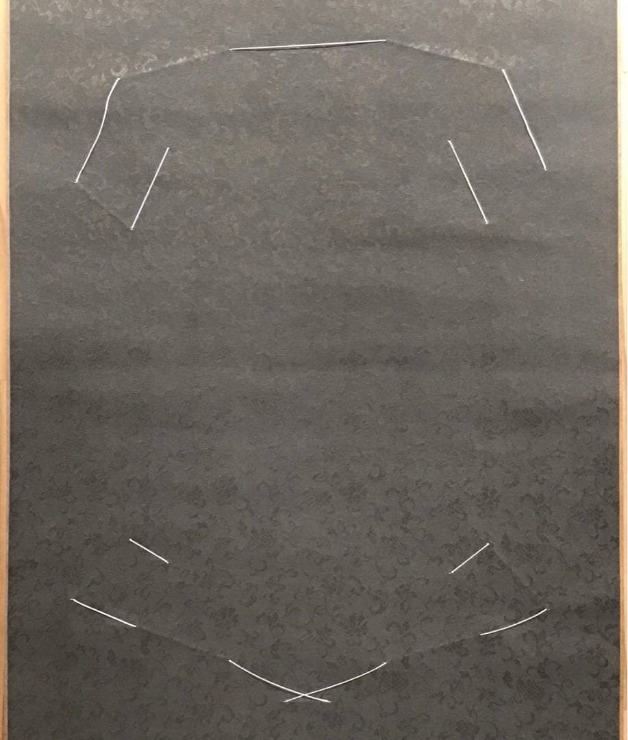 K茶道具　掛軸　御色紙幅(写真の色紙は付属していません)　紙箱　S984KJ