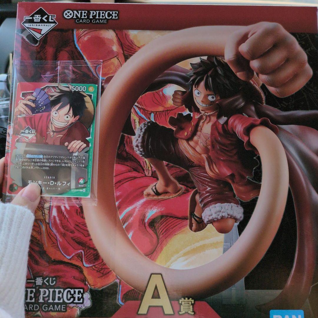 ONE PIECE モンキー・D・ルフィ A賞　プロモーションカード付き
