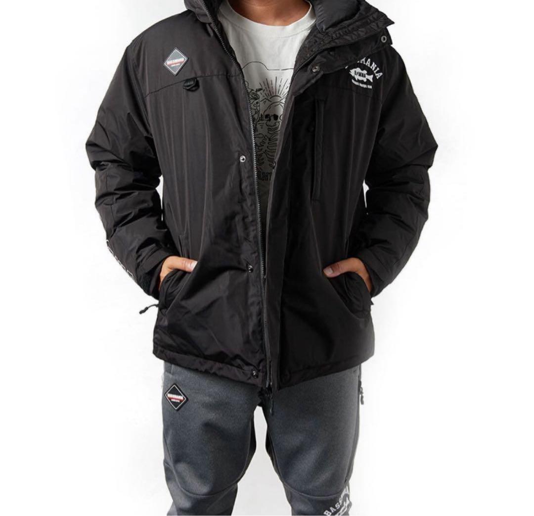 バスマニア　アーチロゴマウンテングースダウンジャケット ブラック Mサイズ