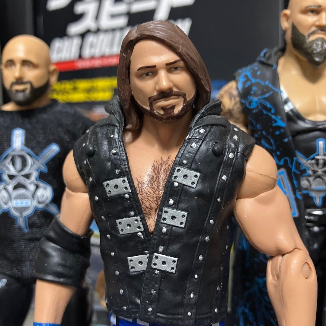 WWE AJスタイルズ & アンダーソン & ギャローズ フィギュア 3体セット