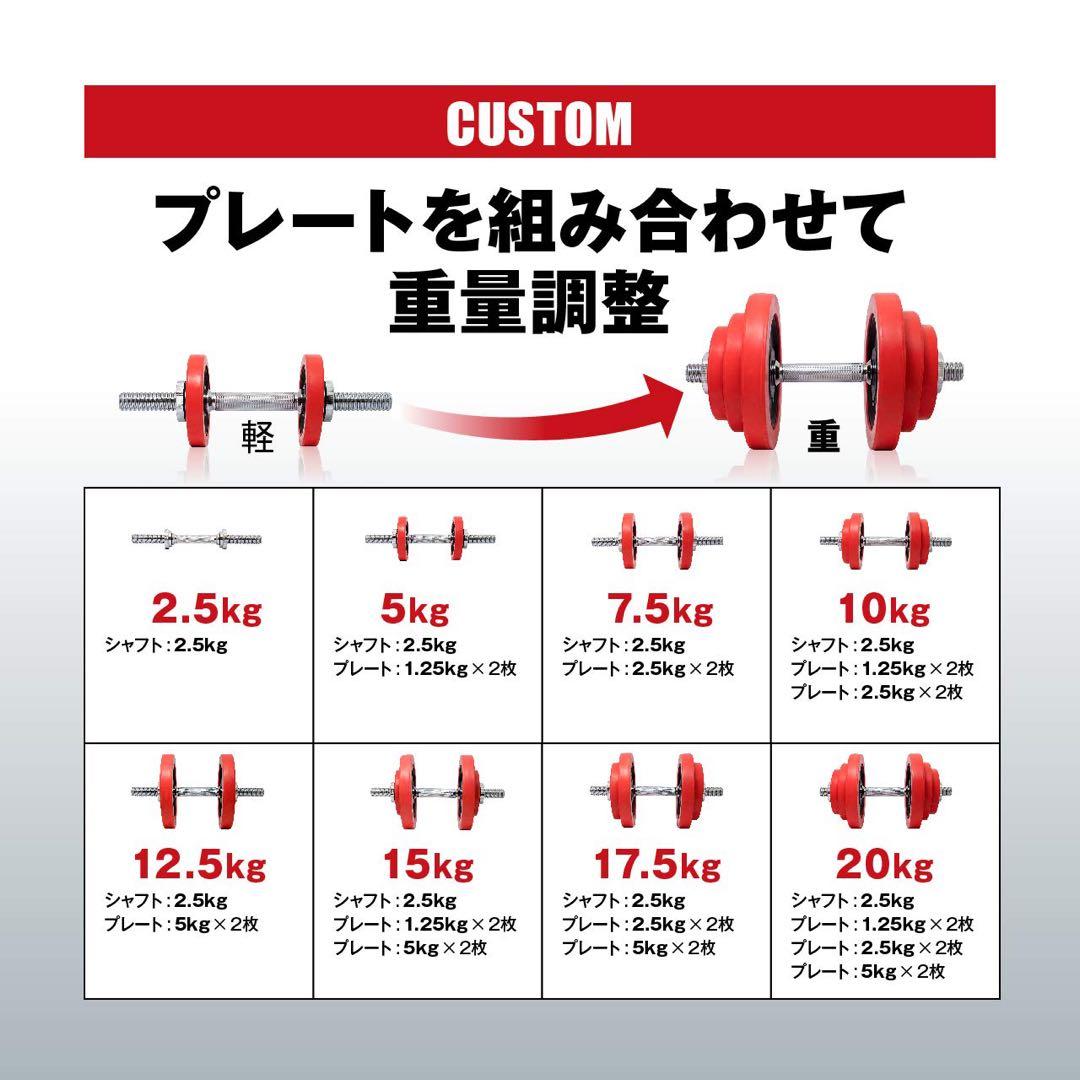 アイロテックラバーダンベル20kg