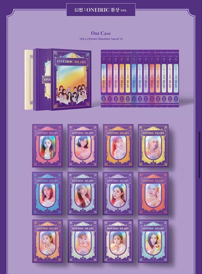 IZ*ONE ONEIRIC DIARY 全３形態