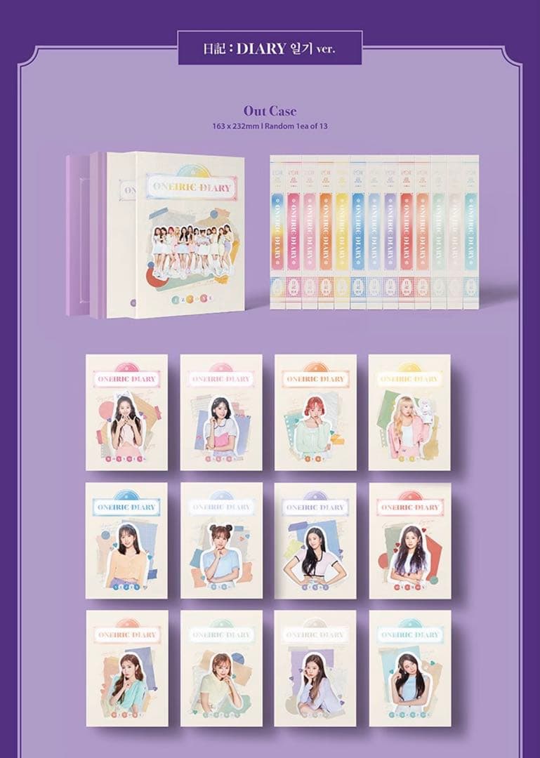 IZ*ONE ONEIRIC DIARY 全３形態