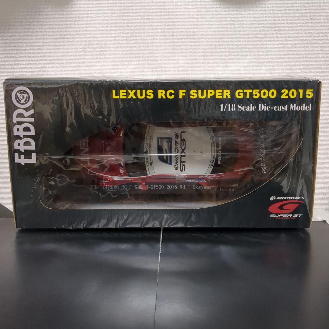激レア1/18 エブロ ZENT CERUMO RC F 2015 ゼントセルモ