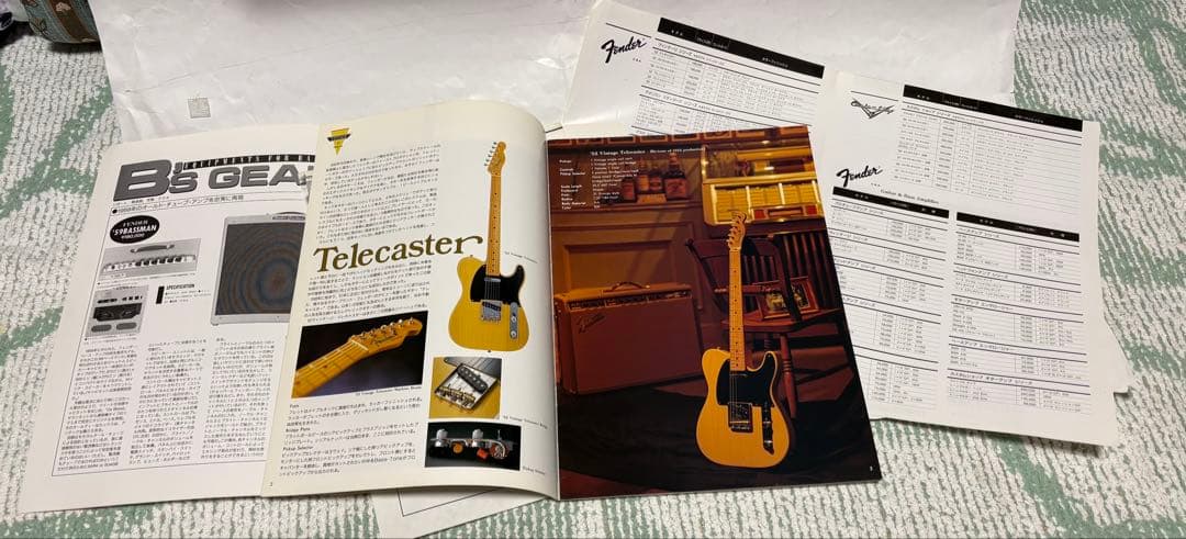 まとめ売り 20点 Fender USAカタログ 1979年-2002年