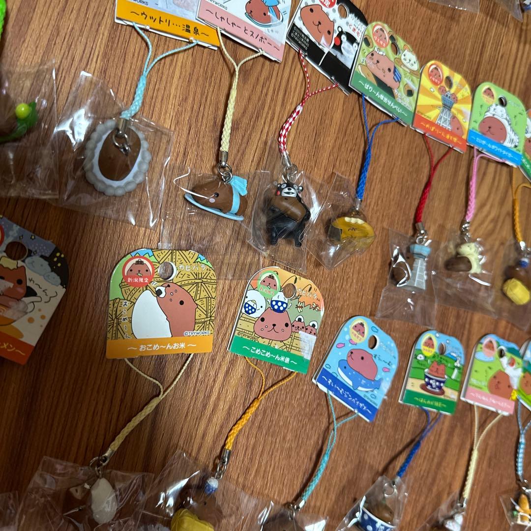 全て新品　カピバラさん♡ご当地根付ストラップ　27個（くまモン/dr.イエロー）