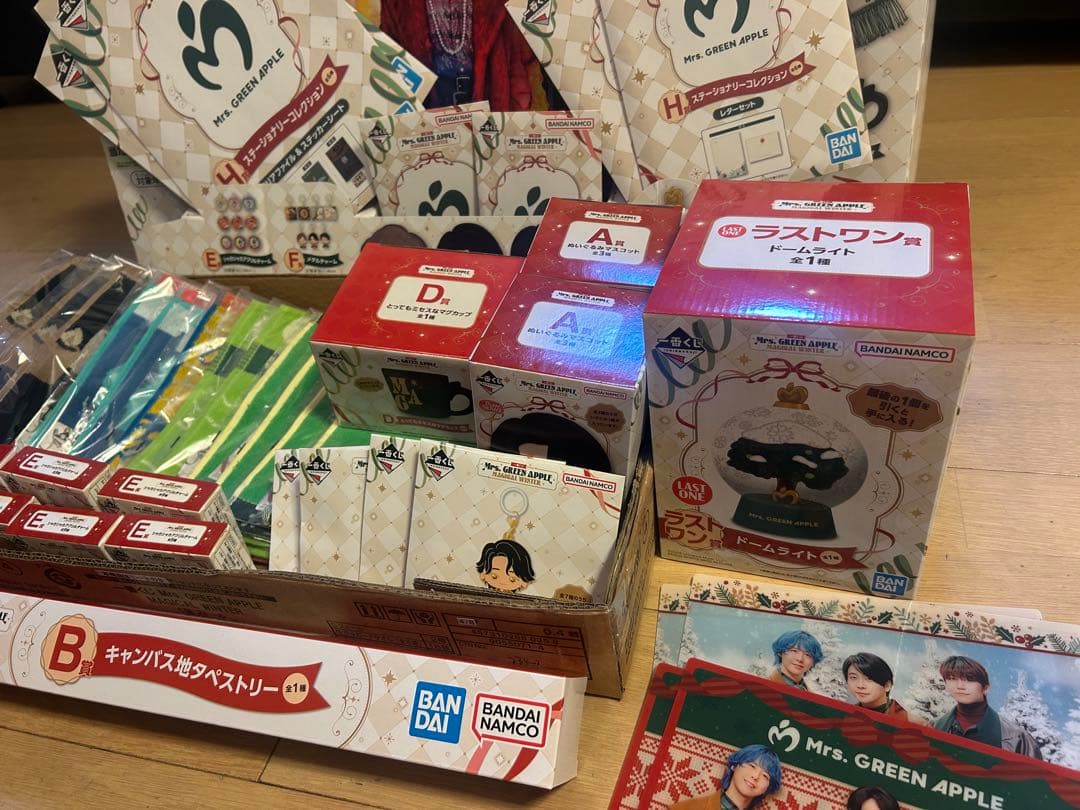 一番くじ&限定シート Mrs. GREEN APPLE ミセス 未開封39点