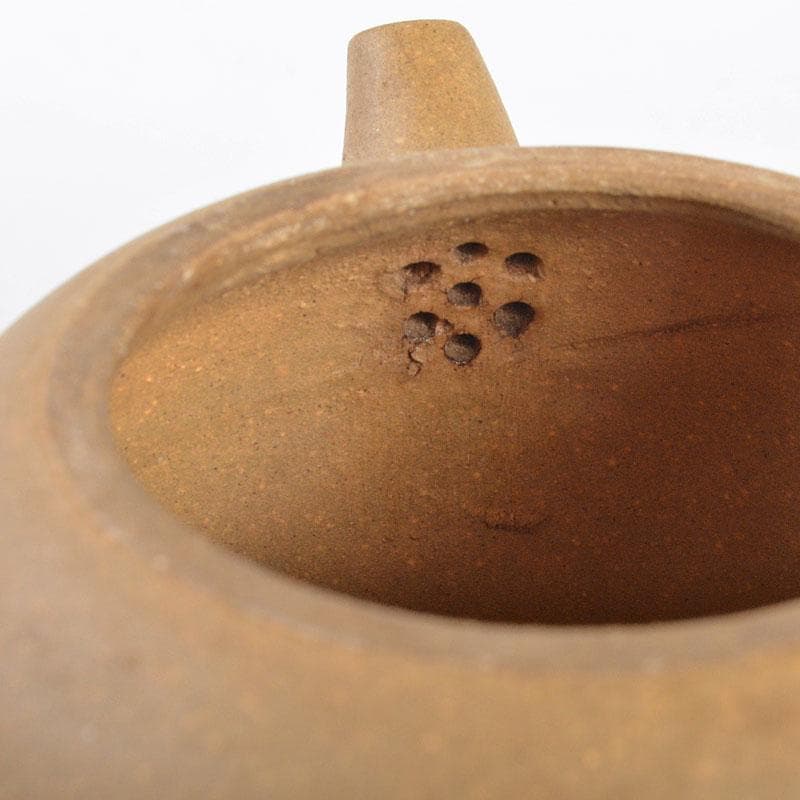 中国　中国宣興銘　紫砂　黄泥　急須　茶壷　V　R4470