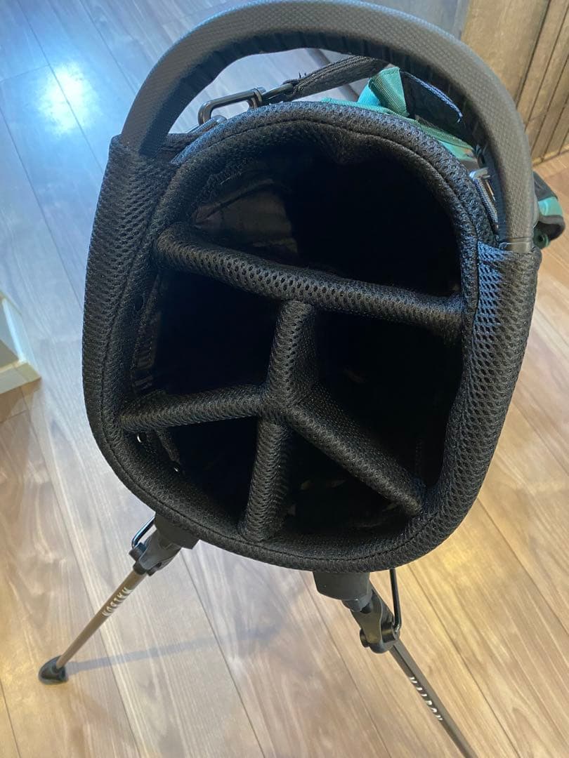 美品マルボンゴルフ　Malbongolf キャディバッグ グリーン