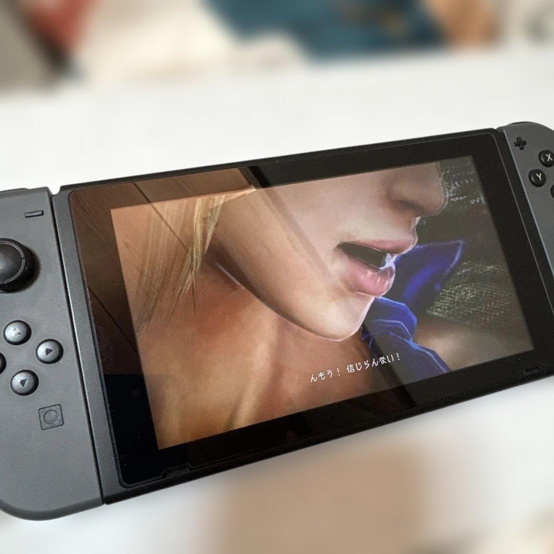 Nintendo Switch 本体 グレー　動作確認済み　わりと美品　箱付き