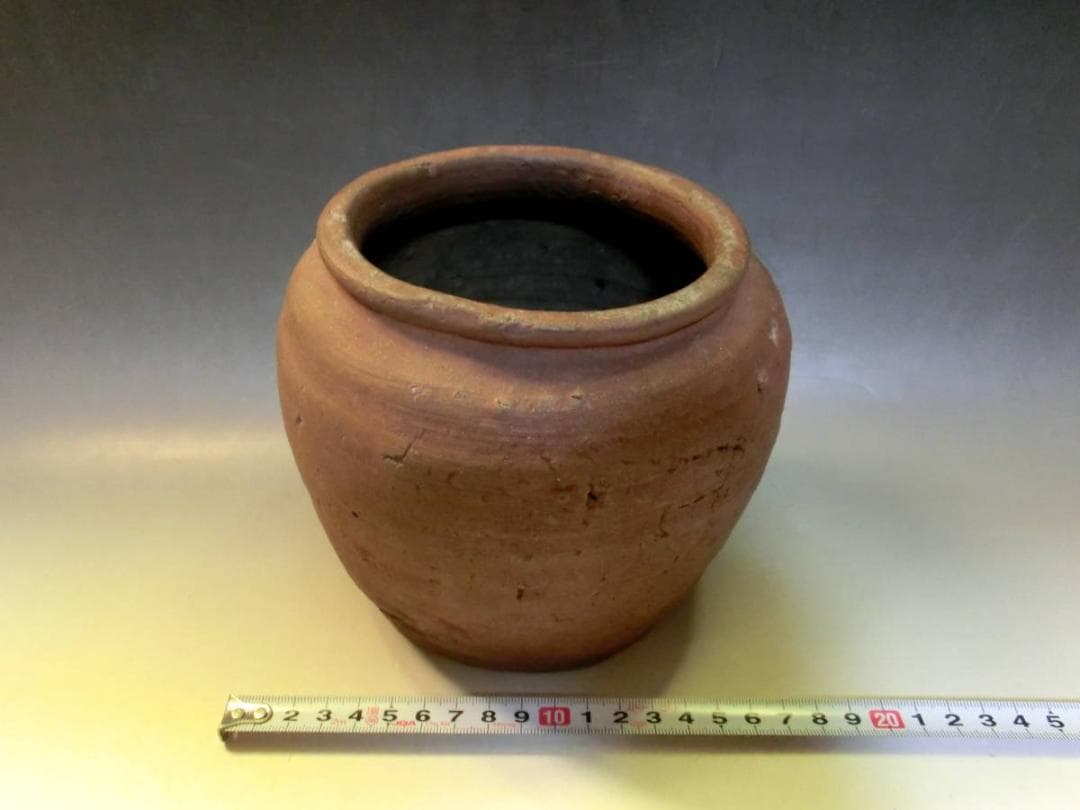 壷■古備前 船壺 古壷 お歯黒壷 鉄漿 古い甕 江戸期 古美術 時代物 骨董品■