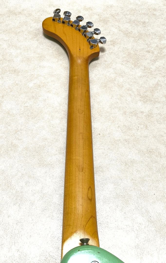 【美品】ZO-3 ミントグリーン アンプ内蔵ミニギター ヘッドフォン端子付