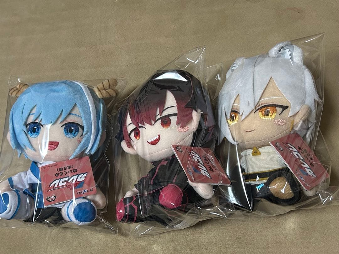 混血のカレコレ　ぬいぐるみ　カゲチヨ　ヒサメ　シディ　全3種コンプリートセット