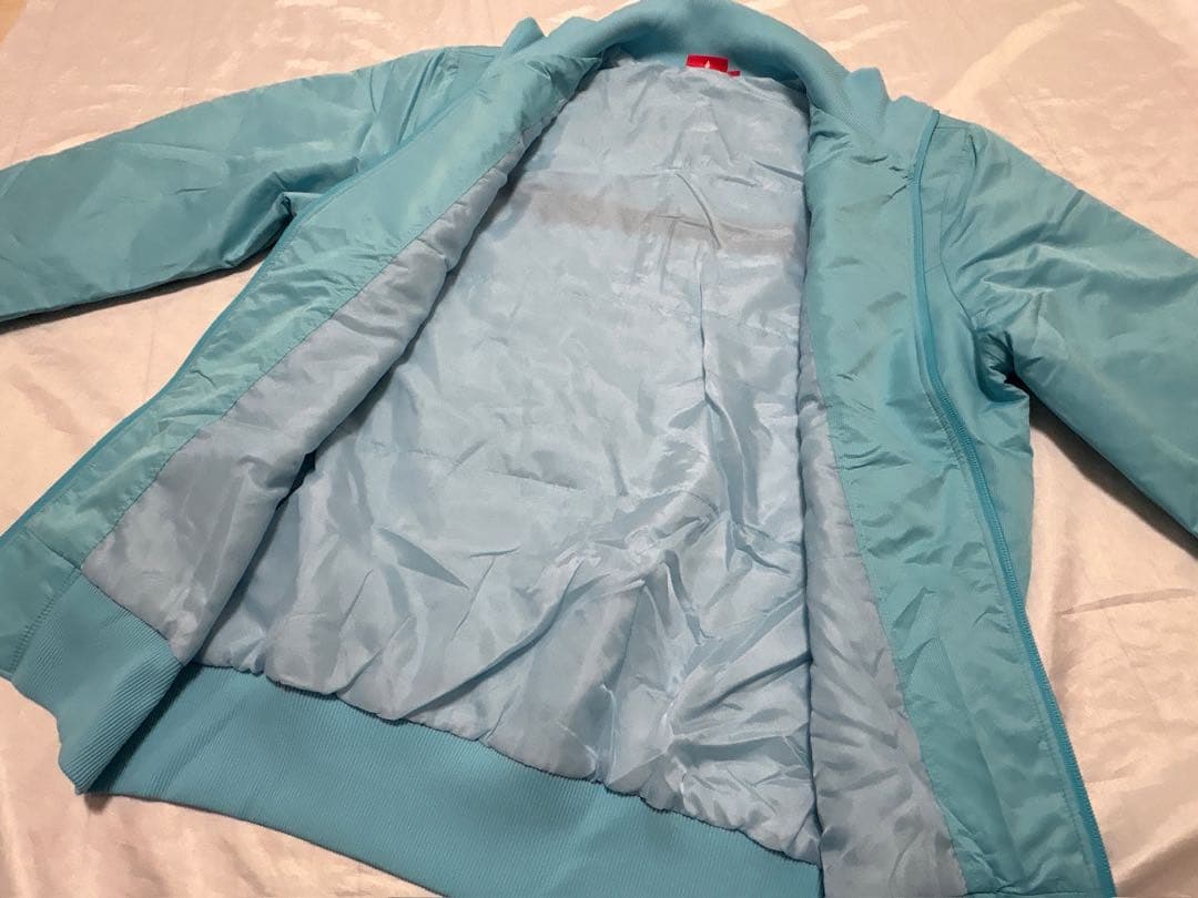 PUMA トラックジャケット　ジャージ　水色　ビッグロゴ　　大きいサイズ　O