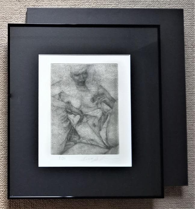 城景都2　銅版画　エディションナンバー　鉛筆サインあり　本物