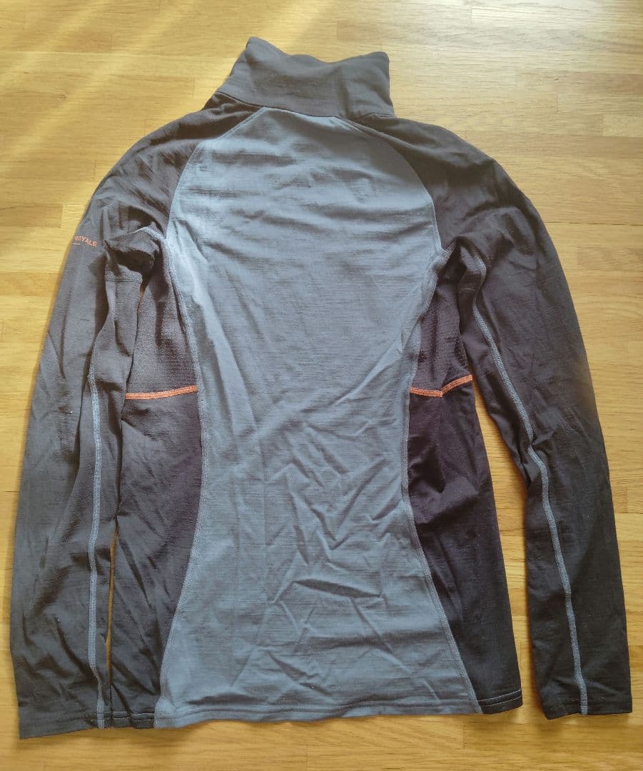 MONS E メリノウール ハーフジップ S