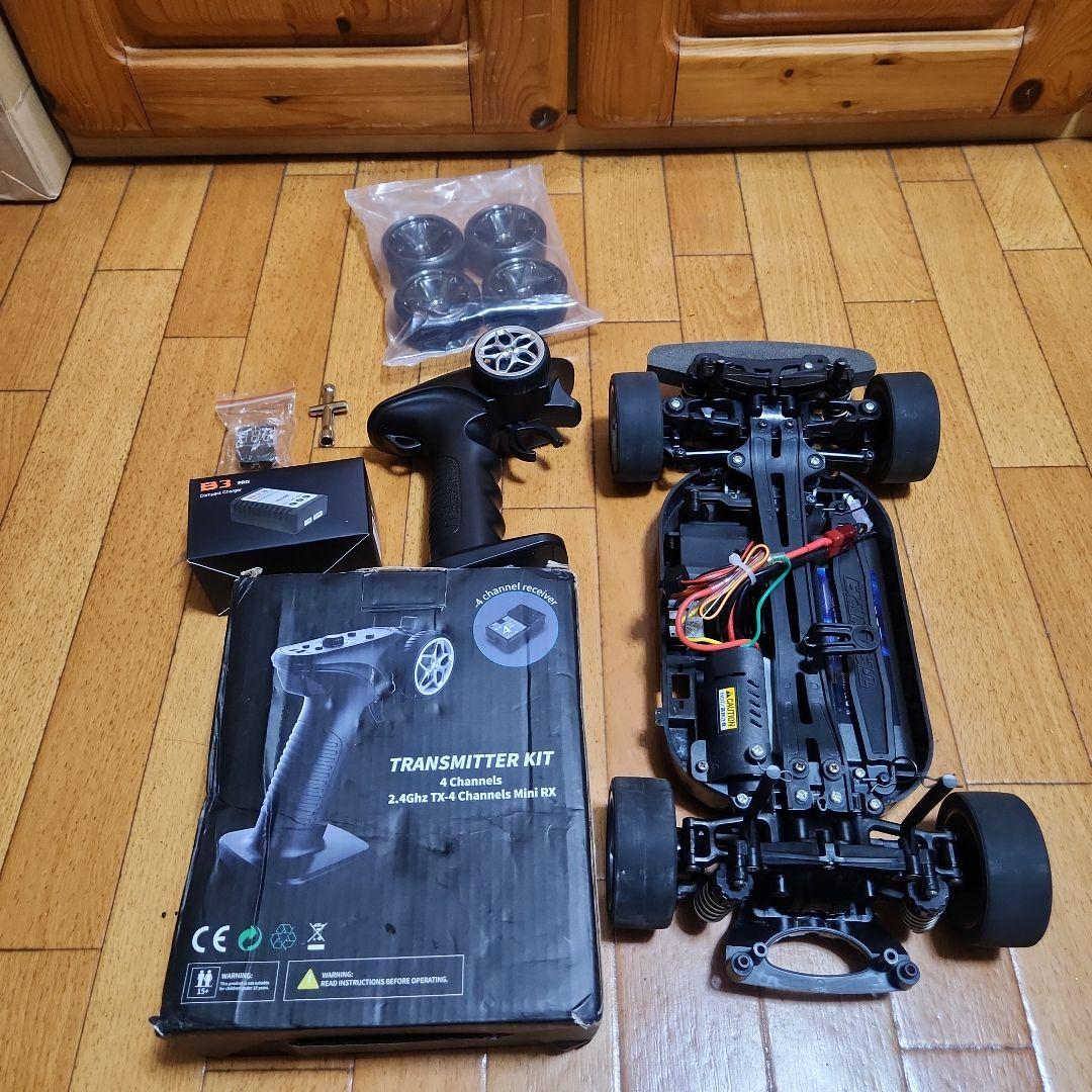 タミヤ ドリフト ラジコン フルセット　TT01　typeE　　ボディなし　⑤