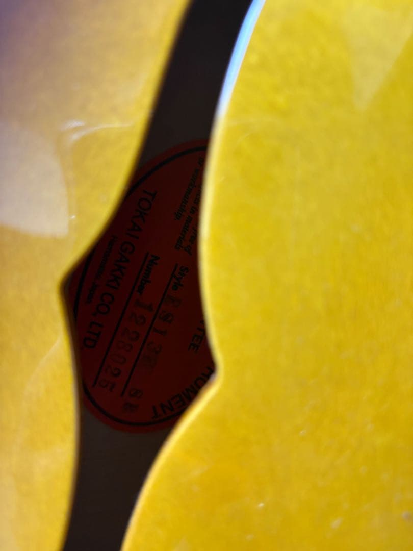 Tokai セミアコ セミハードケース付きes-135