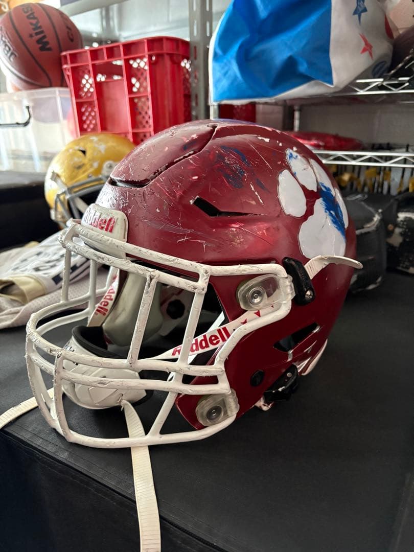 Riddell speed flex アメリカンフットボール ヘルメット 赤
