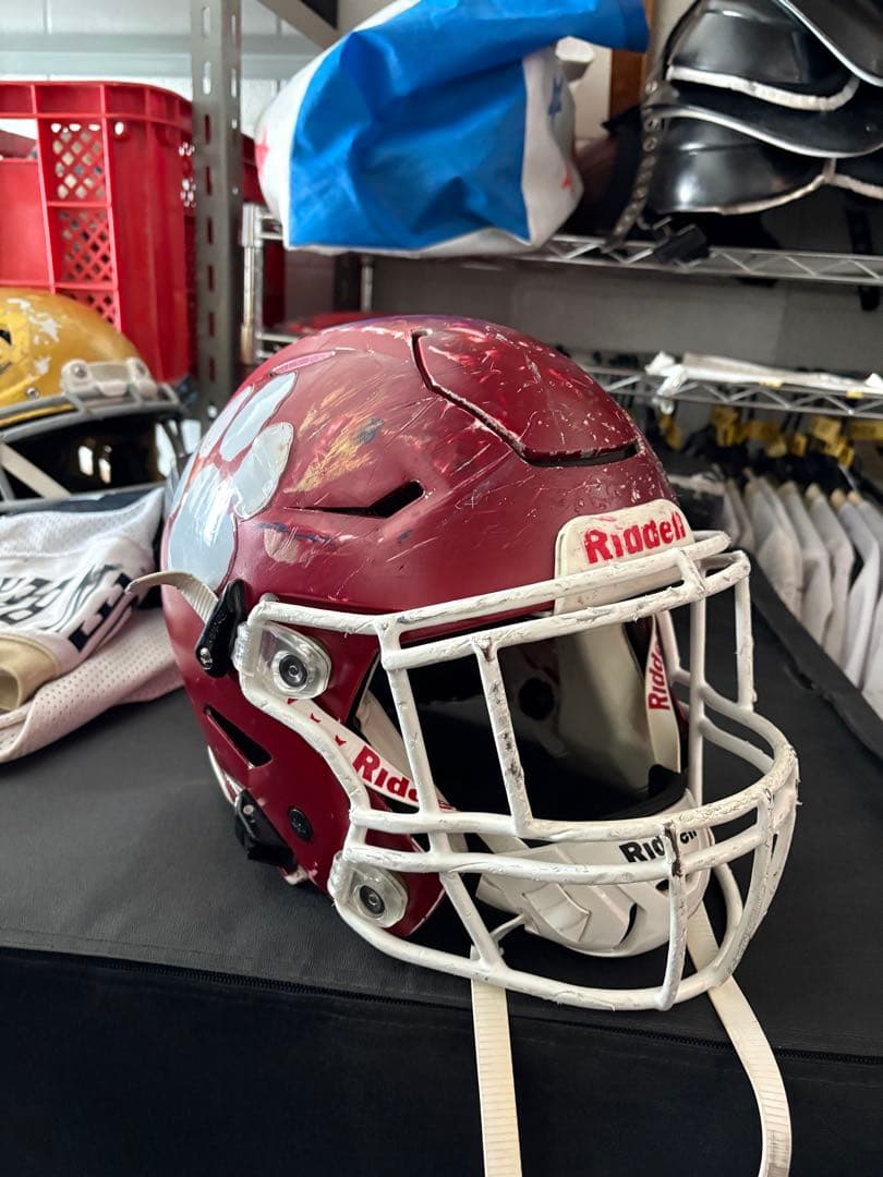 Riddell speed flex アメリカンフットボール ヘルメット 赤