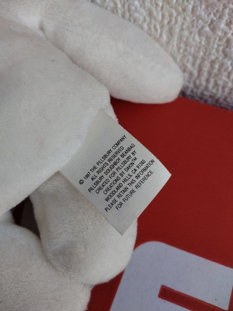 ビンテージ紙タグ付き 90's Pillsbury Doughboyドゥーボーイ