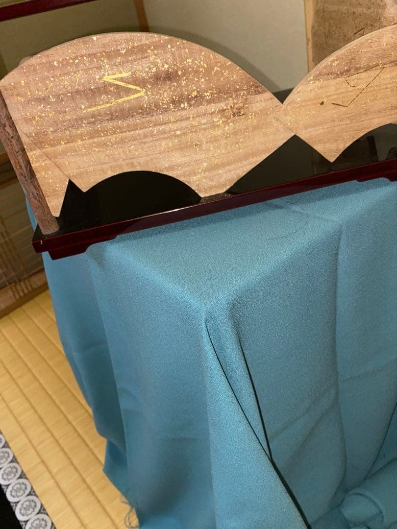 【本日限定】茶道具/寿扇棚 鵬雲斎好写 天板・地板共溜塗り 固定式