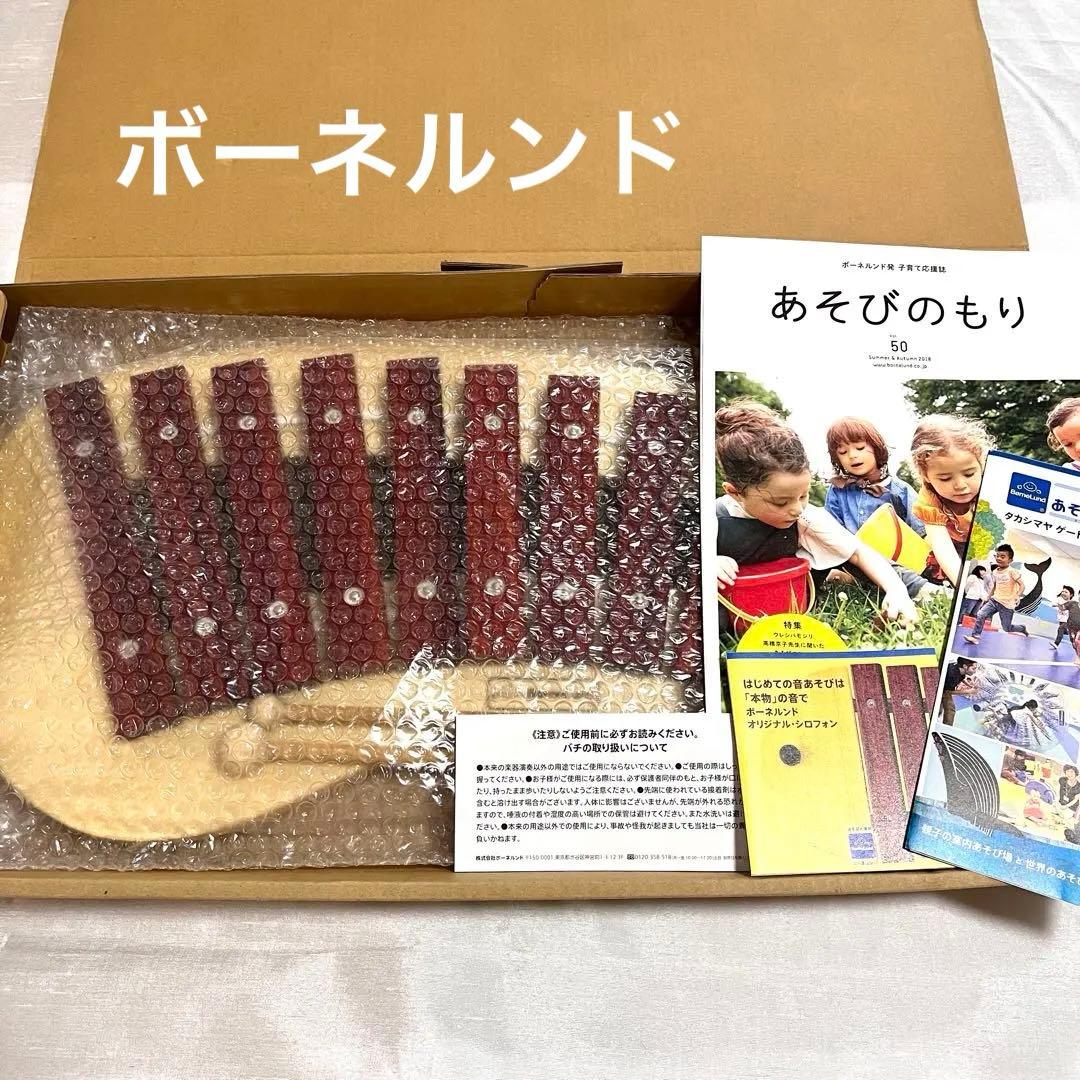 【超美品】 ボーネルンド 木琴 パレットシロフォン 木のおもちゃ 楽器 知育玩具