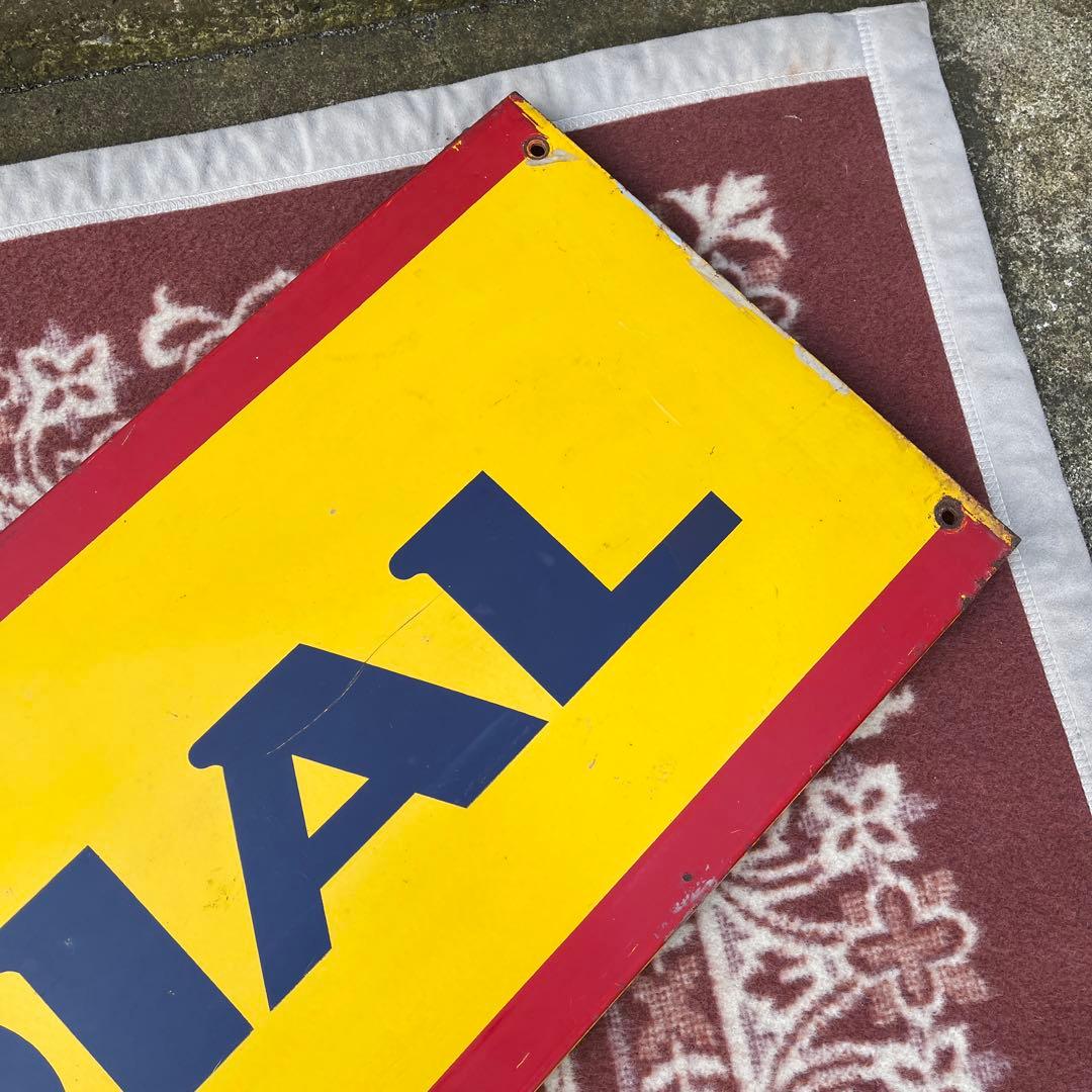 当時物 大型サイズ◼︎TOYO TIRE トーヨータイヤ 非売品 スチール看板