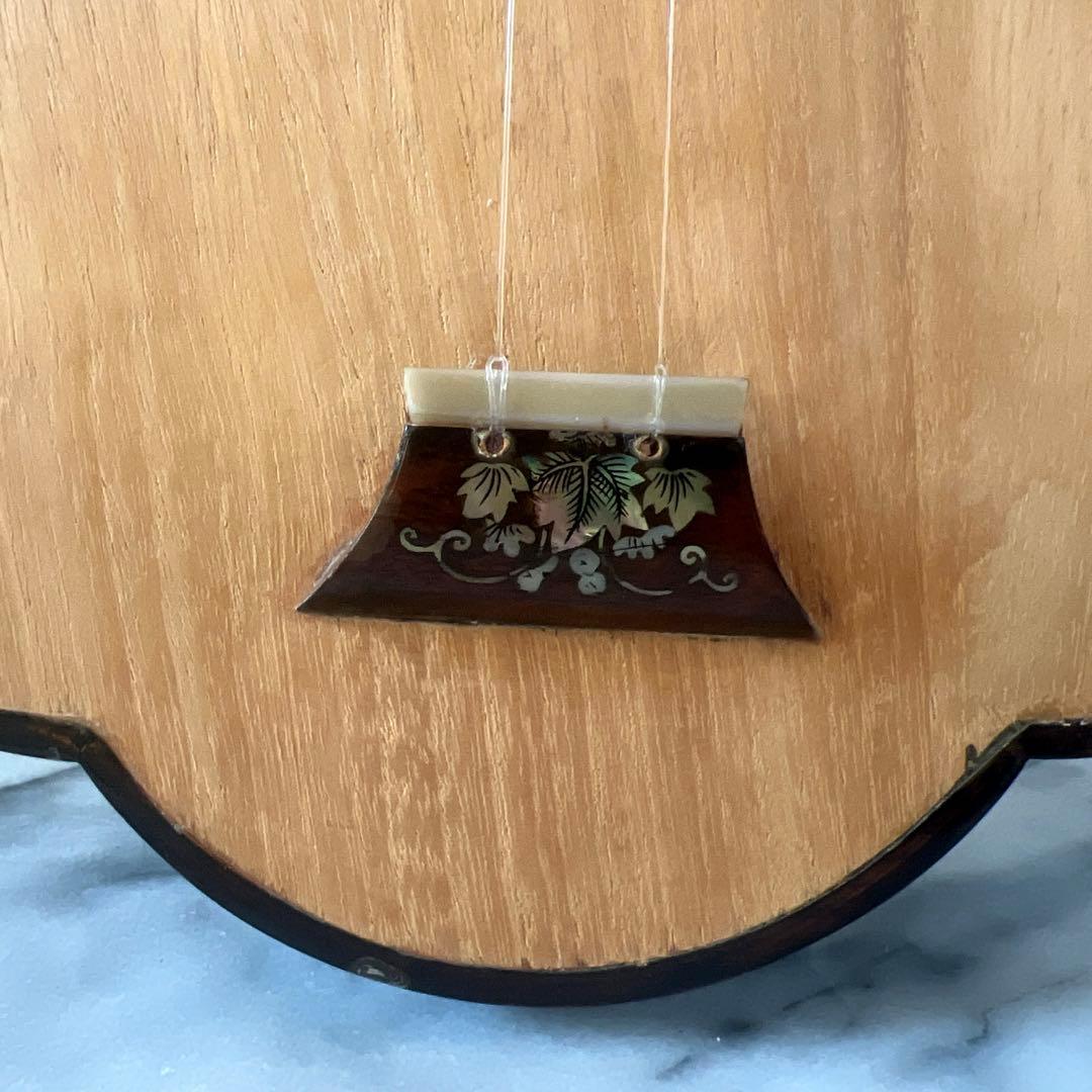 ダン・セン　ベトナム２弦琴　民族楽器 弦楽器　馬頭琴　螺鈿　工芸品　希少