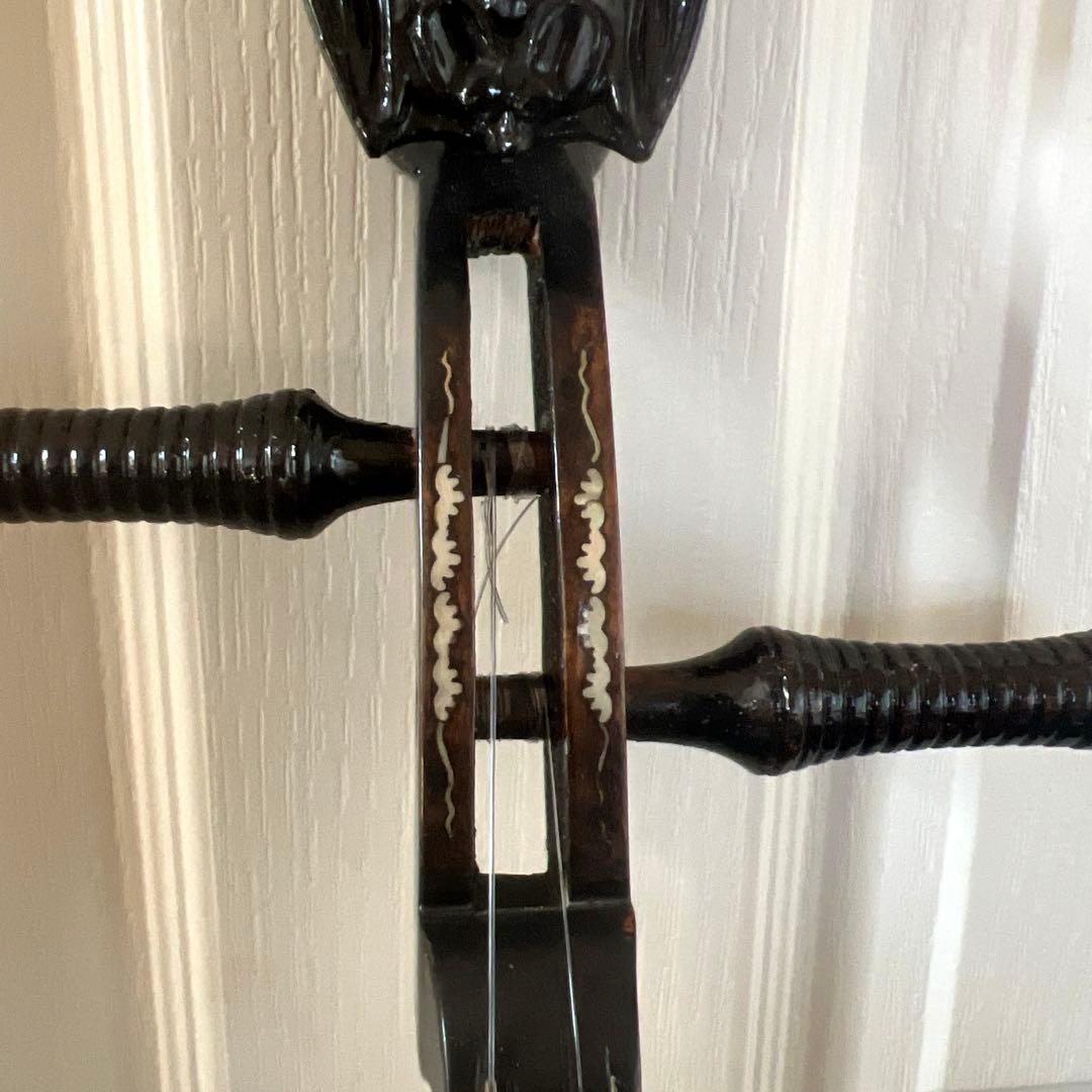 ダン・セン　ベトナム２弦琴　民族楽器 弦楽器　馬頭琴　螺鈿　工芸品　希少