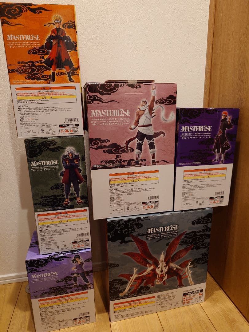 一番くじ NARUTO A B C D E ラストワン賞 フィギュアコンプセット