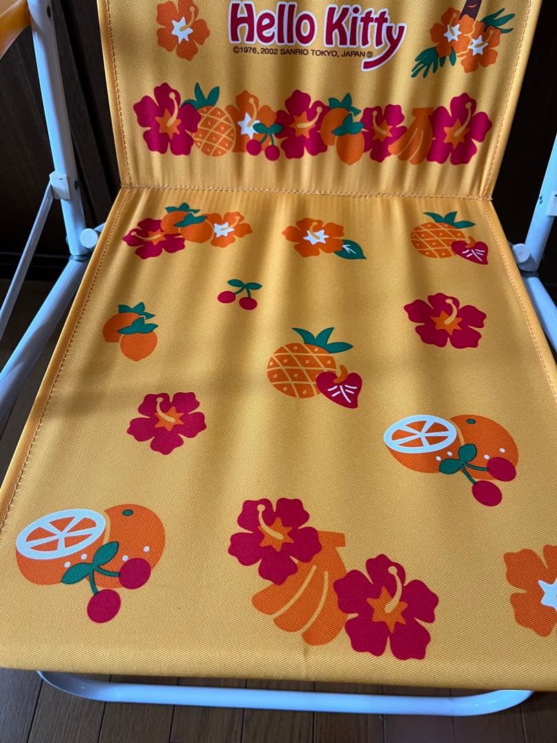 美品　激レア　ハローキティ アウトドアチェア　折り畳み椅子　2002