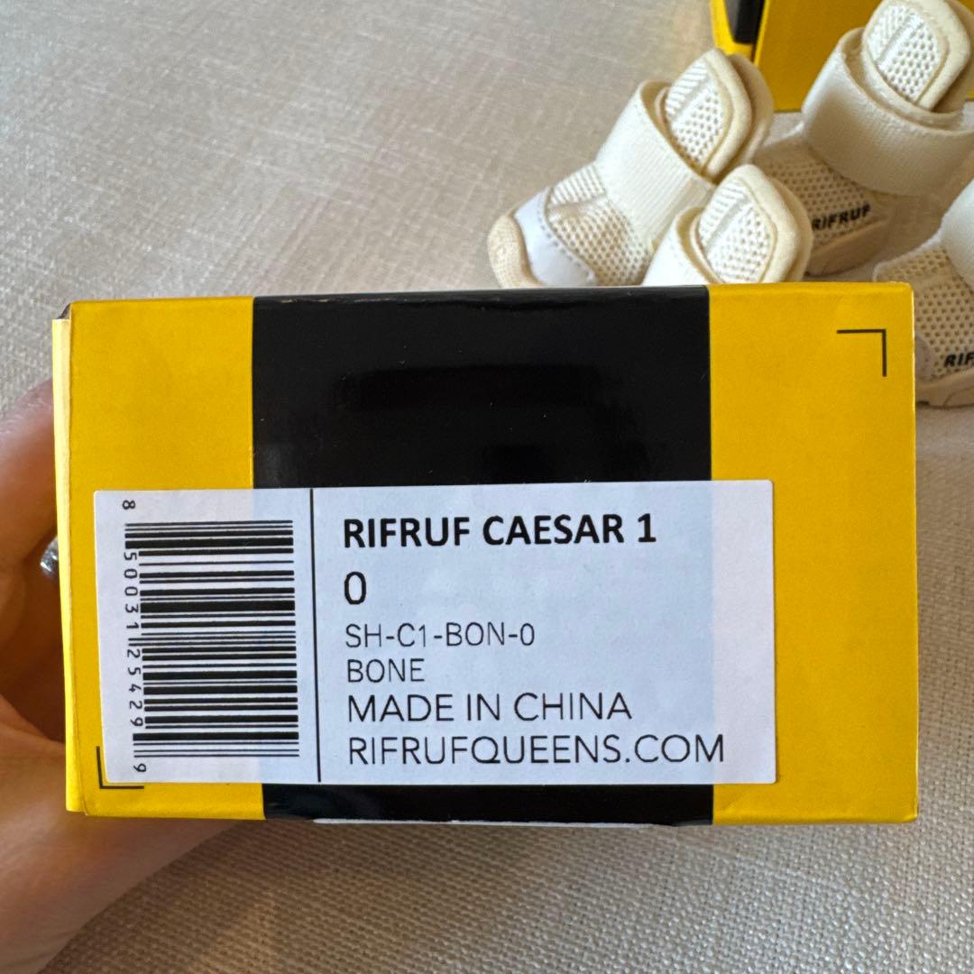 【新品】 RIFRUF ドッグスニーカー ベージュ0(xxs)