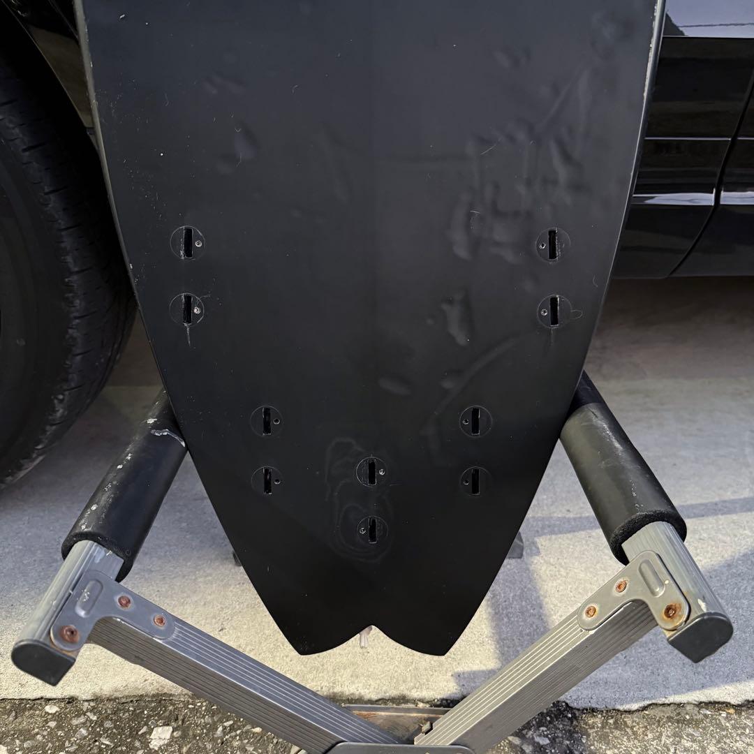 アルメリック ブラックペイント ショートボード 5'6 PU FCSフィン付属