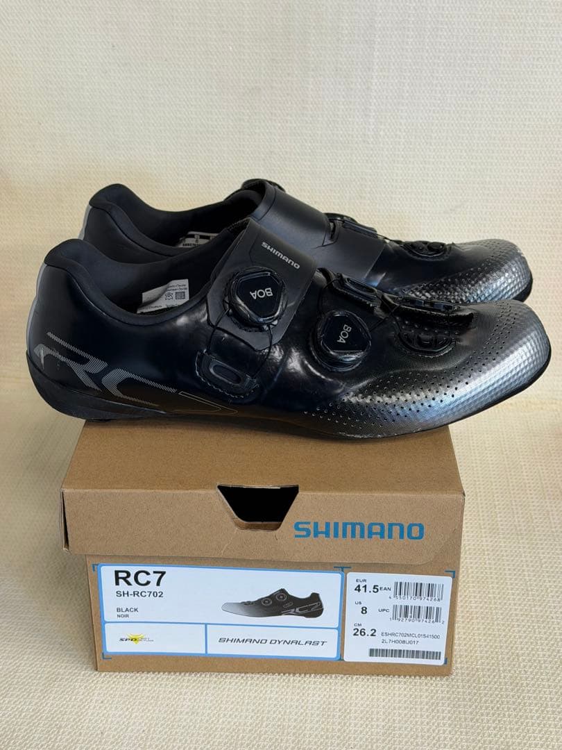 シマノRC7 41.5(26.2cm)BOAダイヤル カーボンソールシューズ