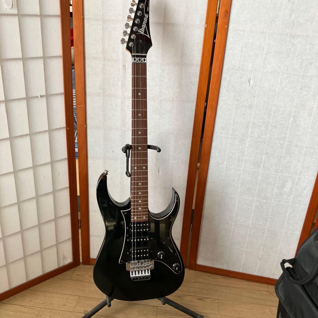 r*d様 ジャンク　Ibanez エレキギター ブラックとギターケース付き