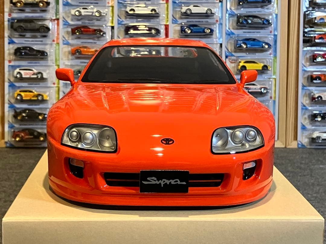 タミヤ ラジコン RC トヨタ スープラ 塗装済スペアボディ キレイなオレンジ