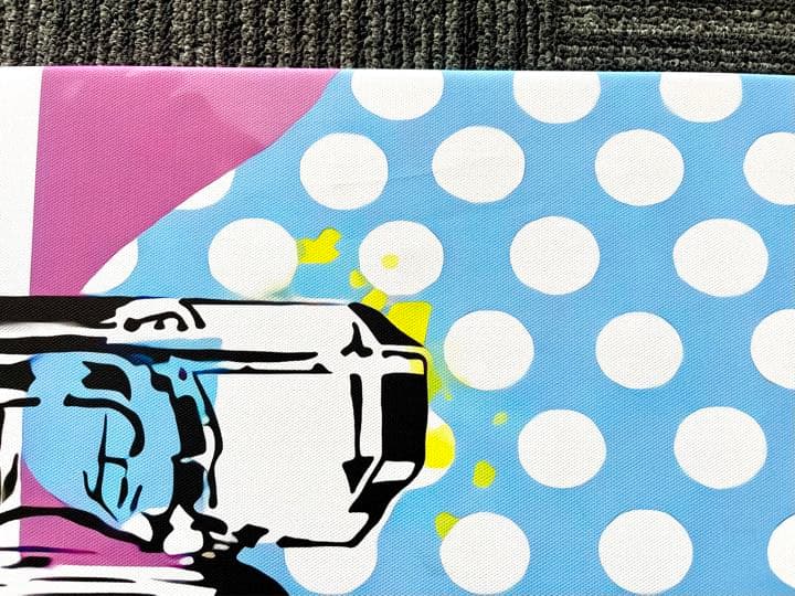 No.32♡木枠付きキャンバスアート♡オマージュアート♡chance 香水　絵画