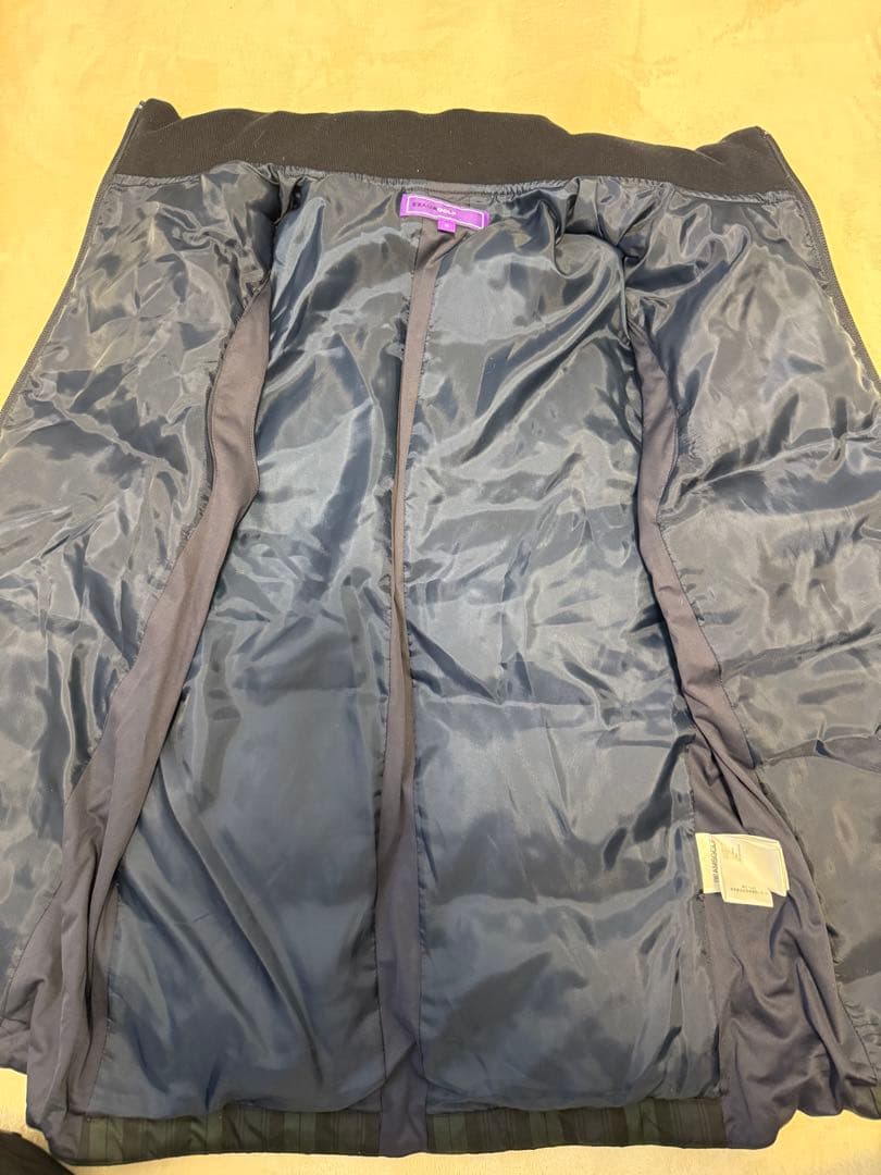 BEAMS GOLF チェック柄 ナイロンベスト& ネイビー ジャケット