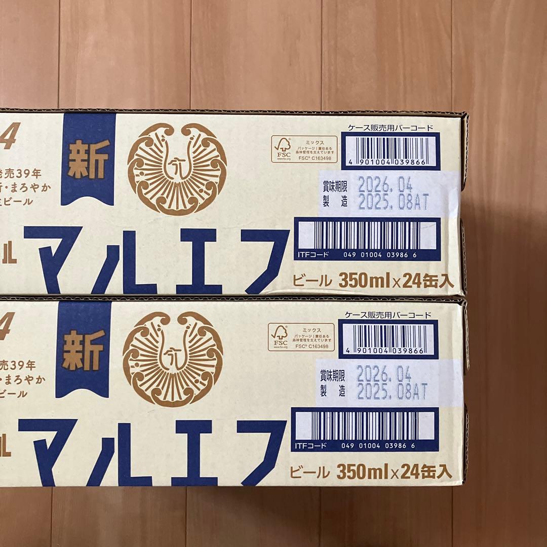 アサヒ マルエフ　350ml 24缶　２ケース