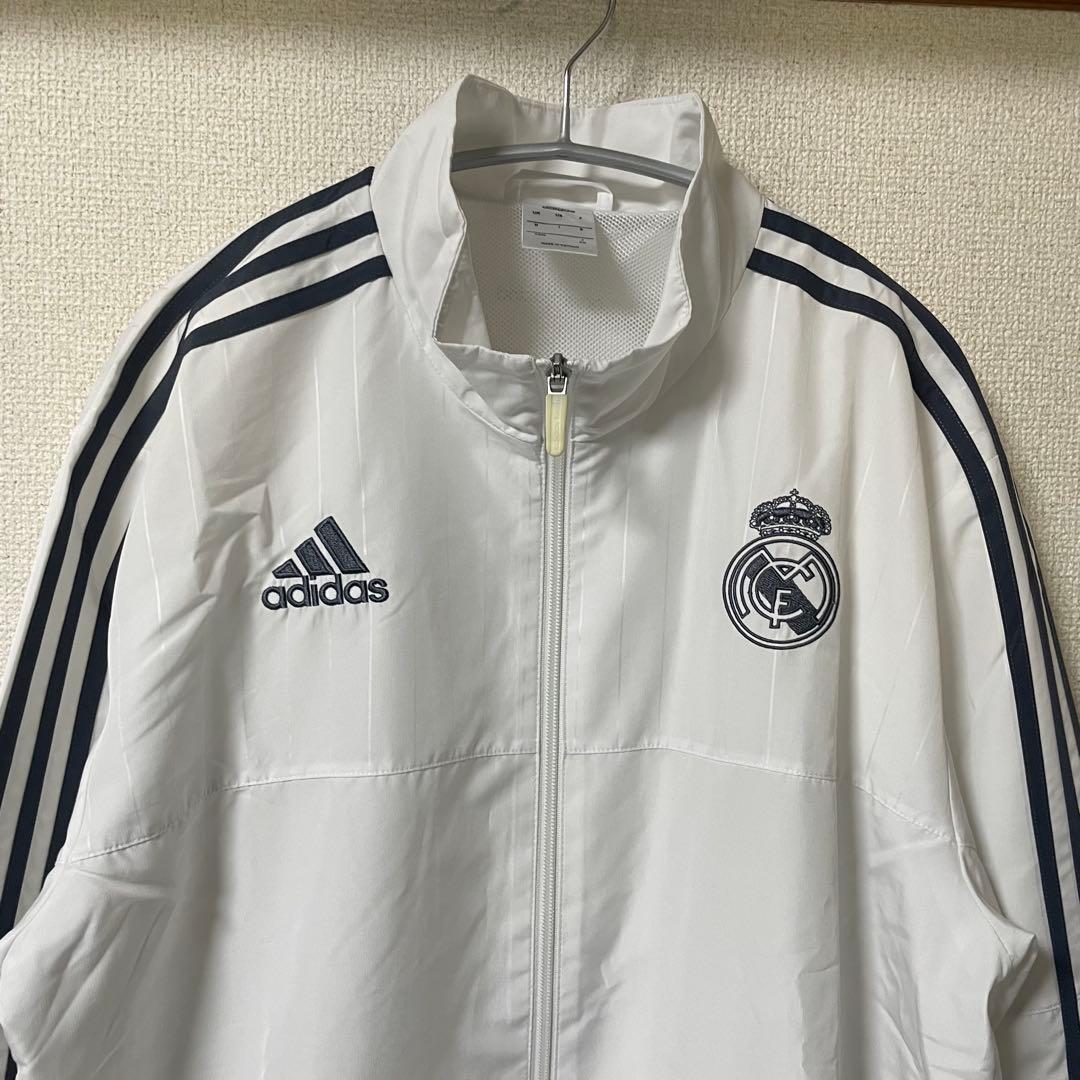 adidas Real Madrid ナイロンジャケット ジャージ XO