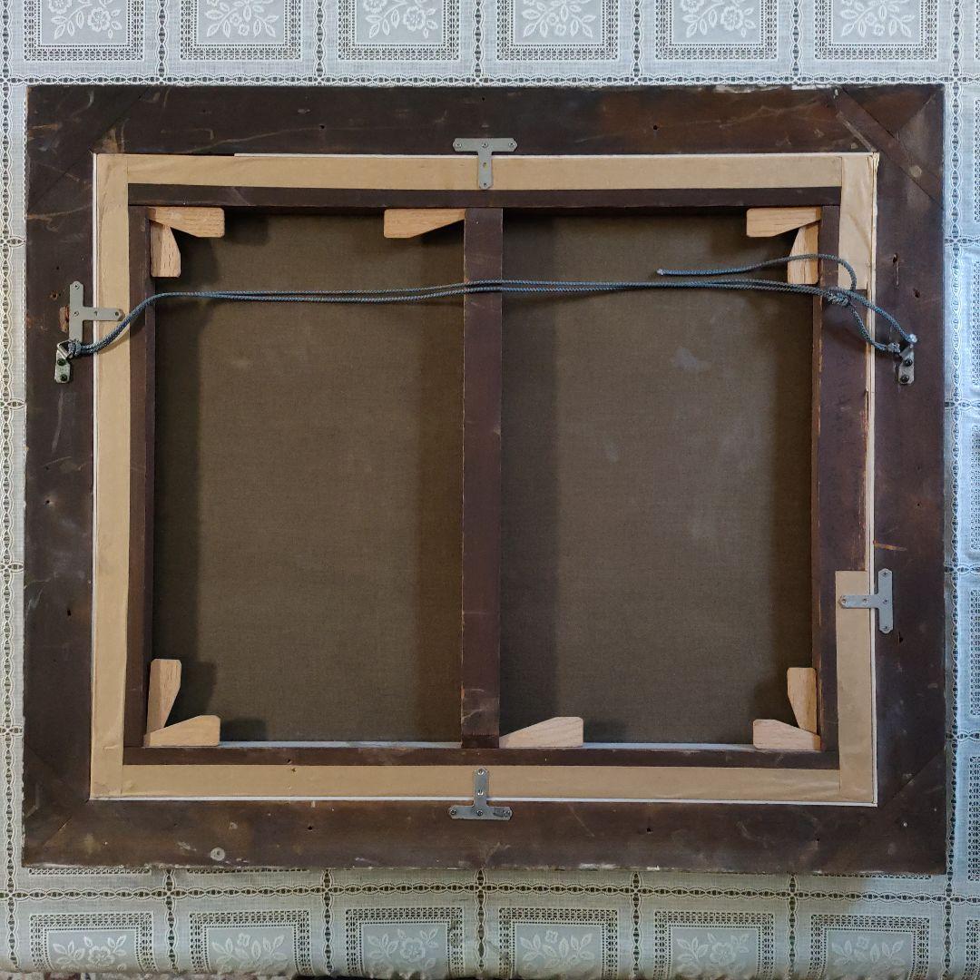 \"油彩画巨匠\"　大久保作次郎　F12号秀作『フランスボーヴェ郊外』1926年制作