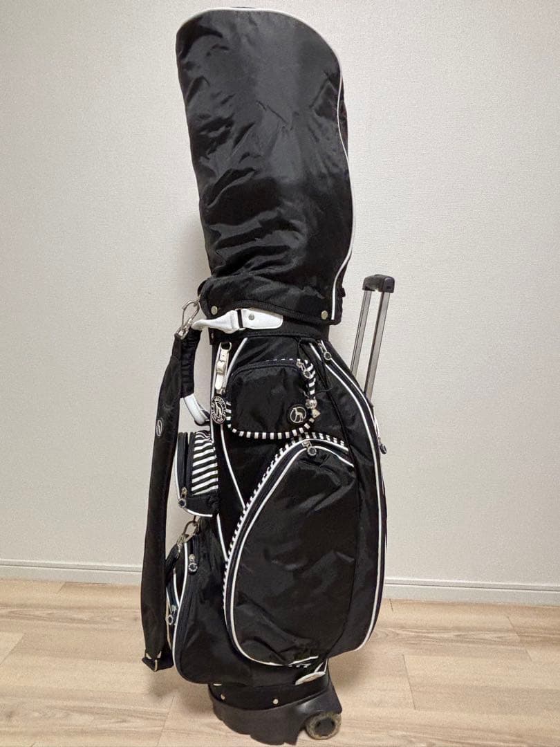 【◎美品•希少】adabaT アダバット　キャディバッグ キャスター付き