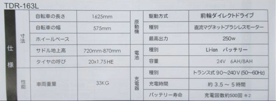 破格最終値下❣️電動アシスト三輪自転車　ラクッカルTDR-163L 発送可used