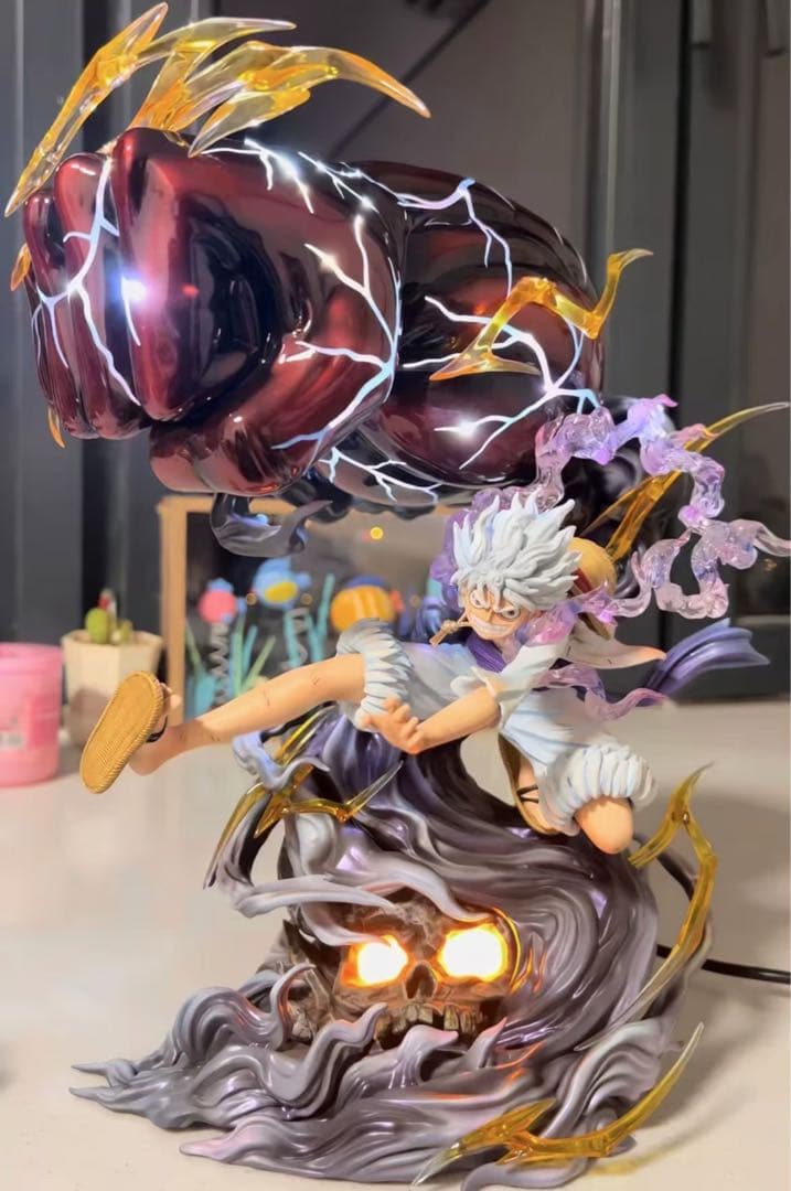 ワンピース ニカ ルフィ ガレージキット ガレキ スタチュー⑧⑤